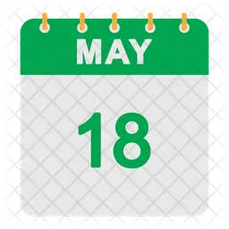 May Calendar  Icon