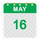 May Calendar  Icon