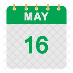 May Calendar  Icon