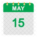 May Calendar  Icon