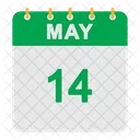 May Calendar  Icon