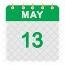 May Calendar  Icon