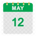 May Calendar  Icon