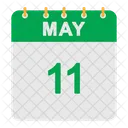 May Calendar  Icon