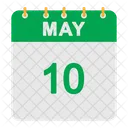 May Calendar  Icon