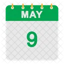 May Calendar  Icon