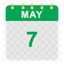 May Calendar  Icon