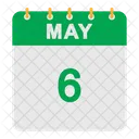 May Calendar  Icon