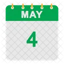 May Calendar  Icon