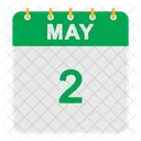 May Calendar  Icon