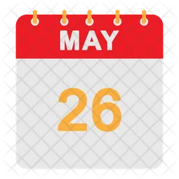 May Calendar  Icon