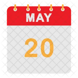 May Calendar  Icon