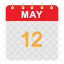 May Calendar  Icon