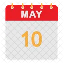 May Calendar  Icon