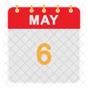 May Calendar  Icon