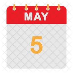 May Calendar  Icon