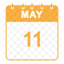 May Calendar  Icon