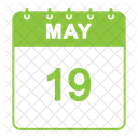 May Calendar  Icon