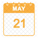 May Calendar  Icon