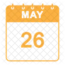 May Calendar  Icon