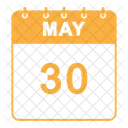 May Calendar  Icon