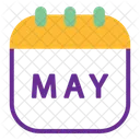 May calendar  Icon