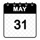 May Calendar  Icon