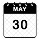 May Calendar  Icon