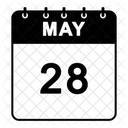May Calendar  Icon