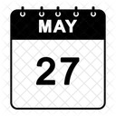 May Calendar  Icon