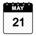 May Calendar  Icon