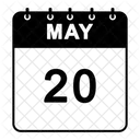 May Calendar  Icon
