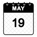 May Calendar  Icon
