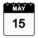 May Calendar  Icon