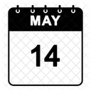 May Calendar  Icon