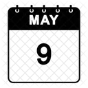 May Calendar  Icon
