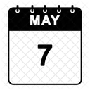 May Calendar  Icon