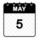 May Calendar  Icon