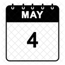 May Calendar  Icon