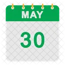 May Calendar  Icon