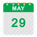 May Calendar  Icon