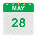 May Calendar  Icon