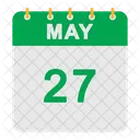 May Calendar  Icon