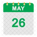 May Calendar  Icon
