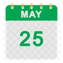 May Calendar  Icon