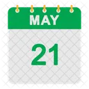 May Calendar  Icon