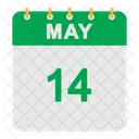 May Calendar  Icon