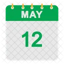 May Calendar  Icon