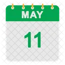 May Calendar  Icon
