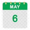 May Calendar  Icon